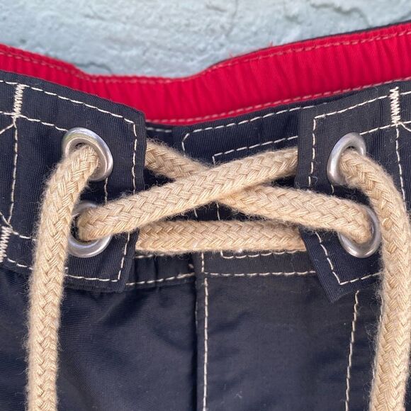 Polo Ralph Lauren Board Shorts Swim Trunks Sz L Black - Picture 2 of 12